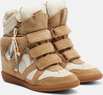 Isabel Marant Bekett suede high-top sneakers