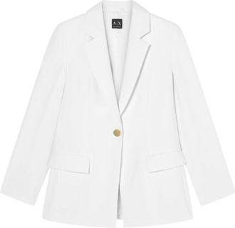A|X Armani Exchange Blazer - Dames - Blazers - Wit - S - Jassen