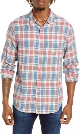 Rails Wyatt Shirt In Indigo Melange Rose