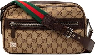 Gucci Pre-owned Gucci GG Canvas Web Pop Shoulder Bag Unisex FSXU2JIKLEN7OS48