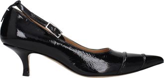 Maison Margiela Black Leather Womens Pumps