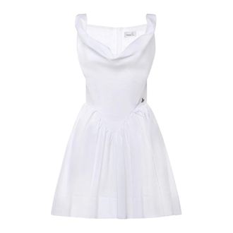 Vivienne Westwood Short Dresses, female, White, Size: S Mini Sunday Dress