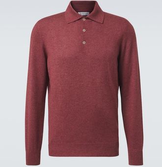 Brunello Cucinelli Pullover polo in cashmere