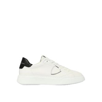 Philippe Model Sneakers, female, White, 2 UK, Leather Low Top Trainers