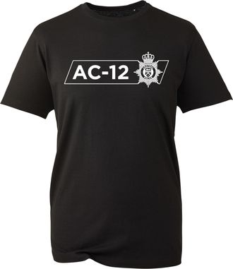 Generic AC-12 Police Drama Fan Inspired Merchandise | Unisex Crime Series Fan Apparel (Black, L)