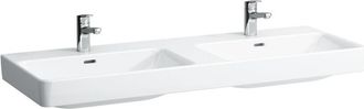 Laufen Pro S Lavabo Doble, 1 Agujero Para Grifo, Con Rebosadero, - Laufen