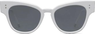 Thom Browne cat-eye frame sunglasses - White