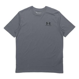 Under Armour Unisex Sportstyler Logo Printing Tee Gray 1326799-012
