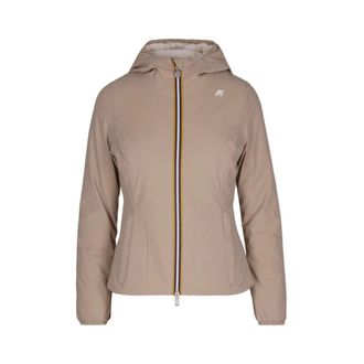 K-Way Dames, Jassen, Beige, Maat: 2XL Nylon