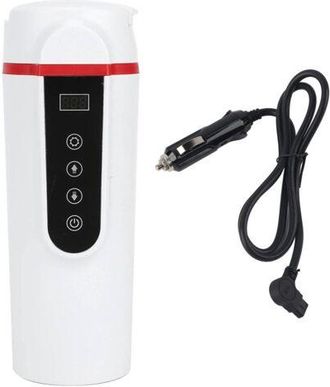OEM Taza El&eacute;ctrica Para Coche, Taza De Agua El&eacute;ctrica, Mini Hervidor El&eacute;ctrico De Viaje, Pantalla Lcd De Control De Temperatura, Taza De Agua Para Coche O