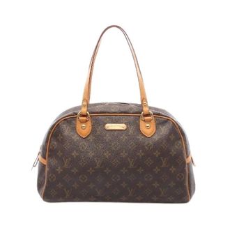 Louis Vuitton Pre-owned Handbags, female, Brown, Size: ONE SIZE Pre-owned Montorgueil GM Monogram Coated Canvas Shoulder Bag
