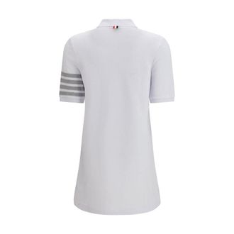 Thom Browne Womens White Cotton Casual Dress