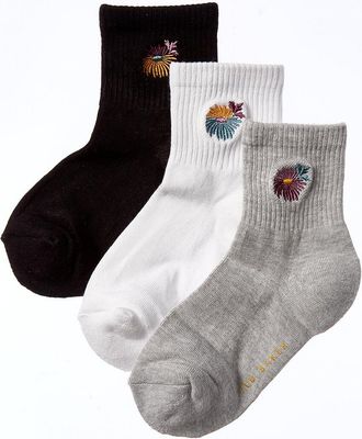 Ted Baker Set Of 3 Quarter Crew Sock