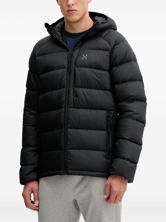 Haglöfs Rosson jack met ritssluiting en capuchon - Zwart