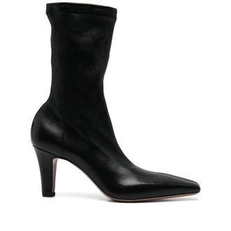 PARIS TEXAS 80mm Leather Boots