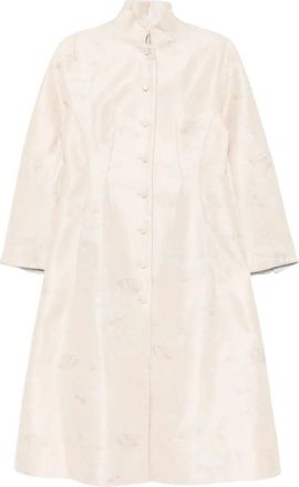 Shiatzy Chen Cappotto Scape of Curve - Toni neutri