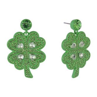 Hallmark Four Leaf Clover Earrings in Green at Nordstrom