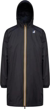 K-Way Eiffel Waterdichte Jas - Heren - Parka Jassen - Zwart - M - Nylon - Jassen
