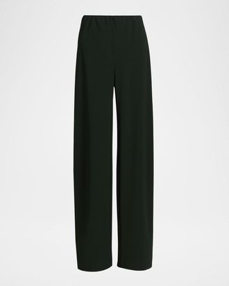 Vince High-Waist Wide-Leg Bias Pants