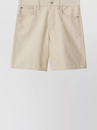 Burberry casual five-pocket shorts belt loops
