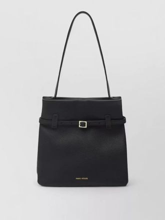 Manu Atelier cylinder shoulder bag