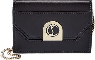 Christian Louboutin Elisa Chain Leather Card Holder