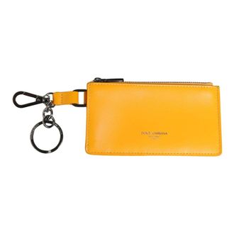 Dolce & Gabbana Keyrings, unisex, Yellow, Size: ONE SIZE Card Holder Wallet