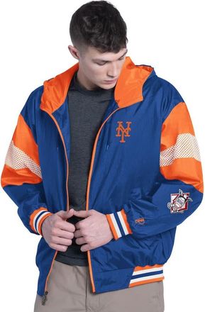 ProPlayer Mens Pro Player Royal/Orange New York Mets Legacy Lightweight Full-Zip Hooded Jacket at Nordstrom, Size Medium