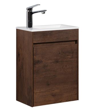 Badplaats Mueble Lavabo Para Aseo Sinta 40 X 22 Cm - Marr&oacute;n Nogal - Mueble