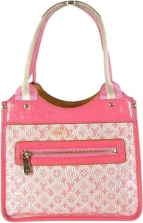 Louis Vuitton Pre-owned Handbags, female, Pink, Size: ONE SIZE Pre-owned Vintage Canvas Handbag