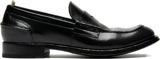 Officine Creative Mocassini penny in pelle - Nero