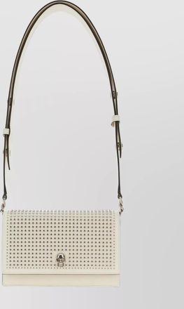 Alexander McQueen skull small leather studded shoulder bag