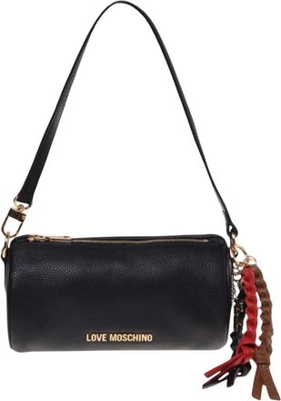 Love Moschino Kleine Bowlingtas - Dames - Schoudertassen - Zwart - ONE Size - Leer - Tassen