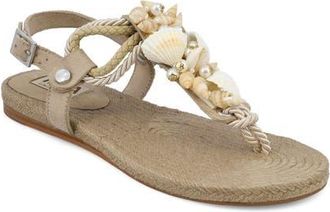 Mia Agoya Slingback Espadrille Sandal in Natural/Seashell at Nordstrom, Size 8.5