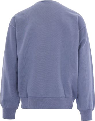 Carhartt Work in Progress Mens Sweatshirt Nelson Gentle Blue Cotton Sweatshirts Sweater