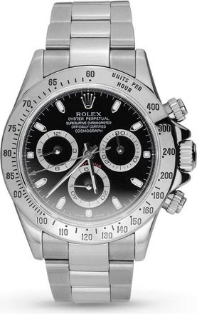 Rolex Pre-owned Rolex Cosmograph Daytona Chronograph Automatic Chronometer Black Dial Mens Watch 116520 BKSO