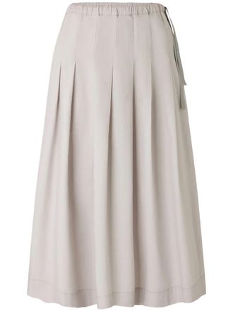 SOEUR Midi-Length Skirt with Box Pleats