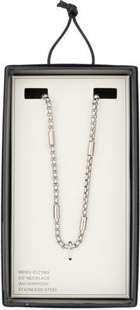 Nordstrom Rack Mens Station Chain Stainless Steel Necklace at Nordstrom Rack