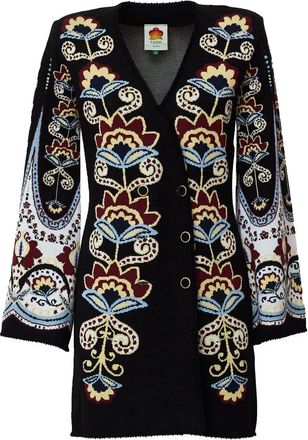 Farm Rio Abito corto doppiopetto con scollo a V - - Dresses - Donna - Nero - S