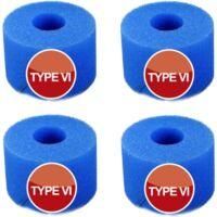 OEM Paquete De 4 Esponjas Filtrantes Para Filtros De Piscina Intex Tipo Vi - Reutilizables - Esponja Altamente El&aacute;stica - Para La Limpieza De Piscinas - C