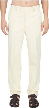 Diomene Twill Broek - Heren - Straight fit broeken - Geel - S - Katoen - Broeken