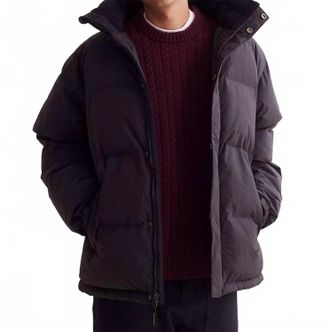 Saturdays Surf NYC Enomoto Stand Collar Puffer Jacket In Black