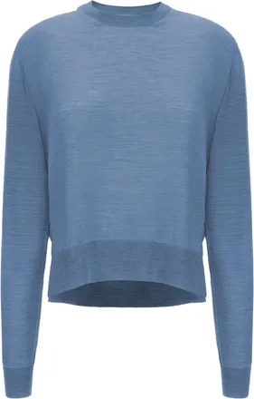 Jil Sander Light Blue Wool