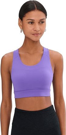Brooks Luxe Pocket Bra Womens Bra Violet : SM (32 A-D), Polyester/Spandex