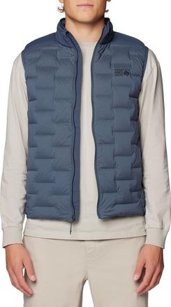Mountain Hardwear Stretchdown 700 Fill Power Down Vest in Moon Blue at Nordstrom, Size Xx-Large
