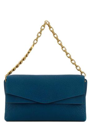 Gucci Teal Logo Large Shoulder Bag