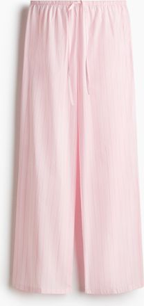H&M Pyjamahose aus Baumwolle - Pink