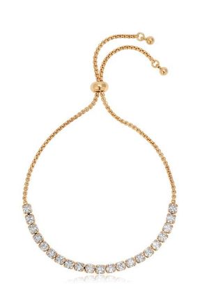 Ettika Adjustable Cubic Zirconia Bracelet in Gold at Nordstrom