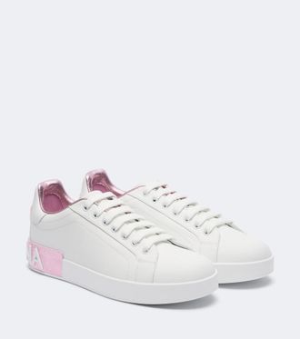 Dolce & Gabbana Portofino leather sneakers
