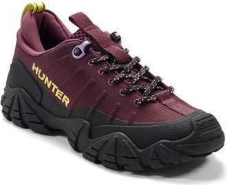 Hunter Sara Waterproof Sneaker in Dark Purple 500 at Nordstrom, Size 10